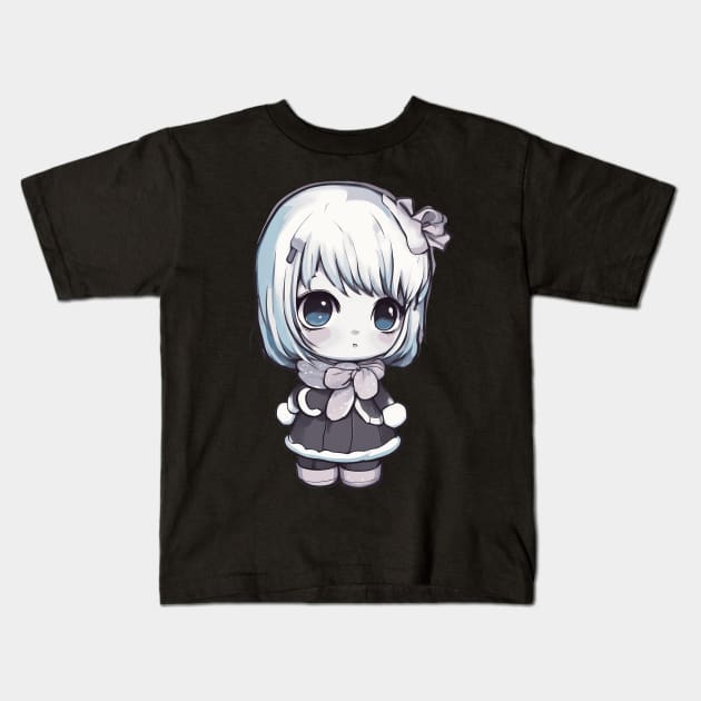 Little Kawaii Baby Princess Kids T-Shirt by animegirlnft